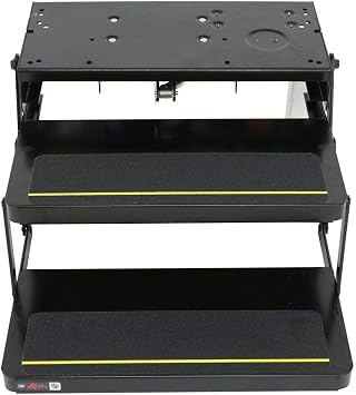 Kwikee 32 Series Electric Step Assembly with Logic Control Unit and Power Switch Kit for RVs and Travel Trailers