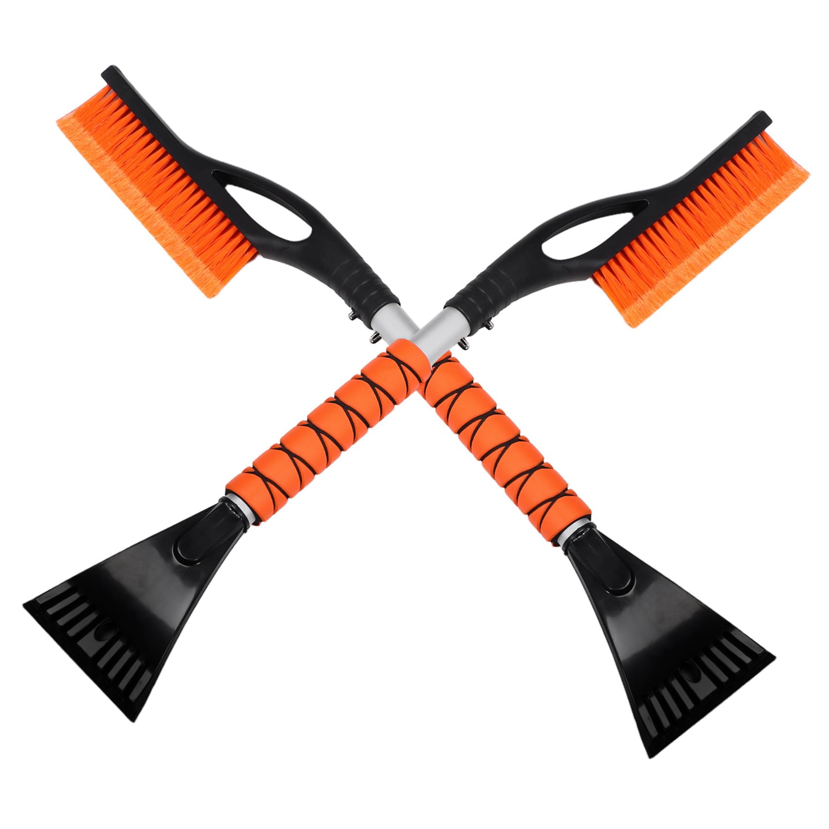 GALPADA Grattoir à Glace pour Voiture, 2 Pièces, Design Extensible, Abs et PP, Retrait Rapide Neige Givre pour Pare-Brise et Vitres