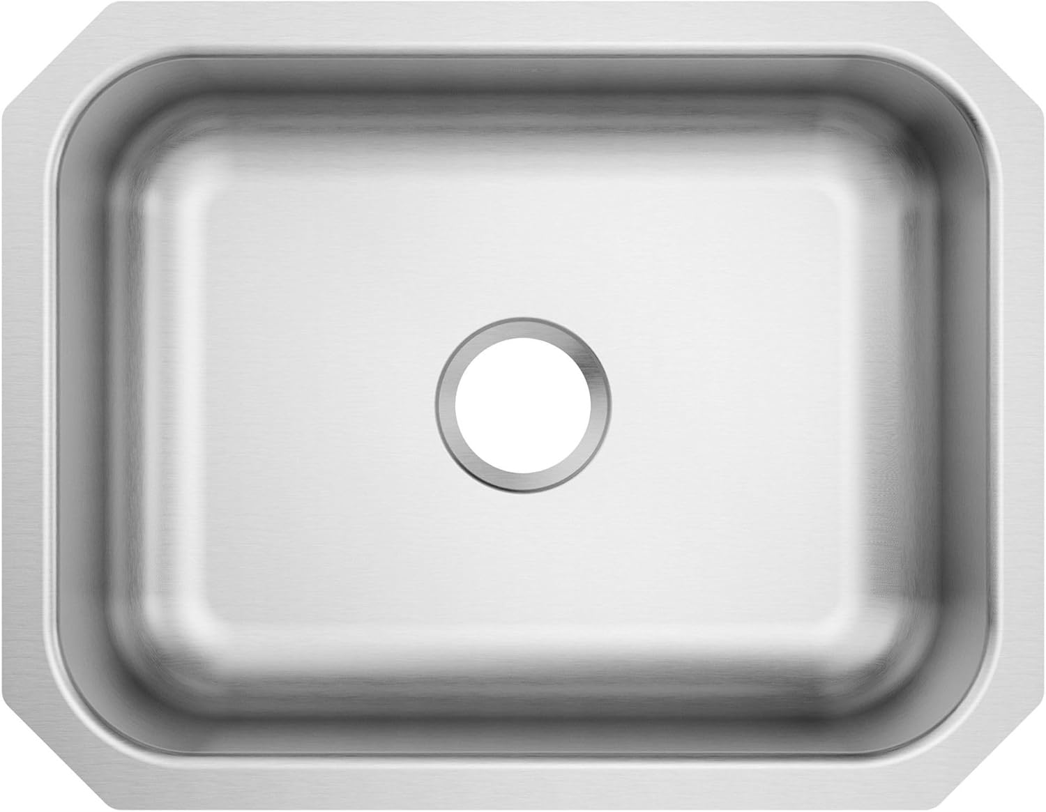 Moen GS20193 2000 23.5-inch 20 Gauge Undermount Single Bowl Stainless Steel Kitchen or Bar Sink