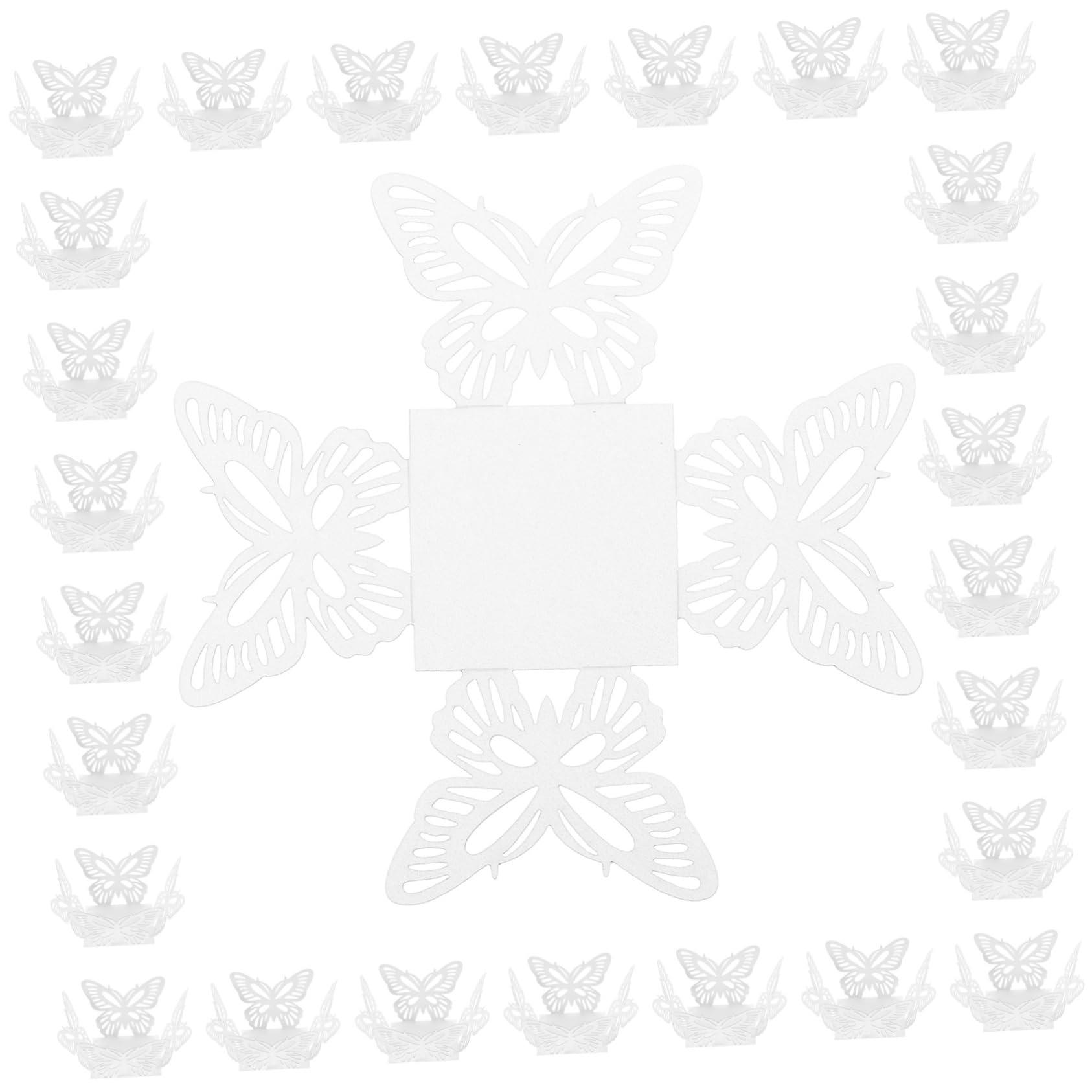 CIMAXIC 50Pcs Chocolate Wrappers Paper Decorative Chocolate Liner Cups with Flared Design for Truffles and Sweets Lace Edged Chocolate Packaging Paper