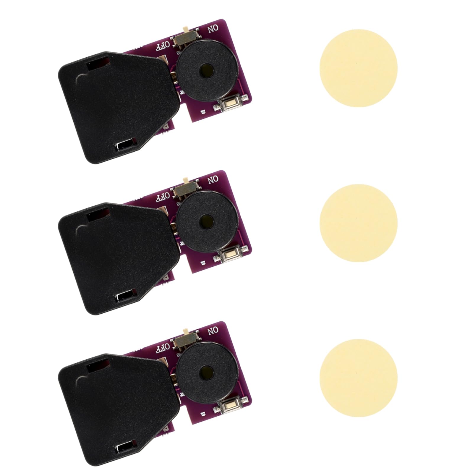 3pcs Annoying Noise Machine, New Prank Cricket Items with 16 Sounds Beeping Cricket Maker Concealed Stuff Noise Maker Device for Gag Joke Gifts School Friend Party (Dark Purple)