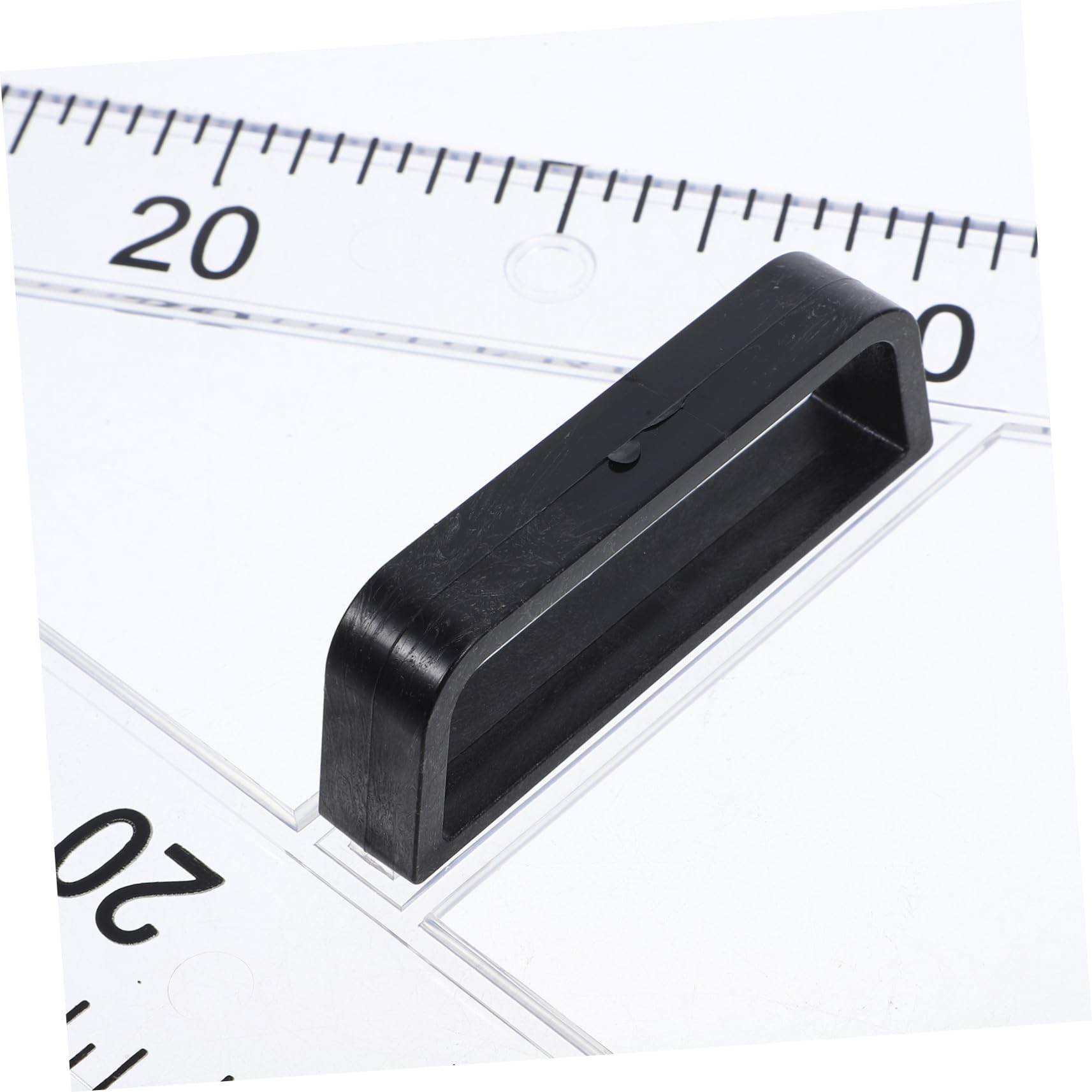 Magnetisches Transparentes Dreieckslineal mit Haftfunktion für Whiteboard Vielseitiges Lehrwerkzeug zum Zeichnen und Messen im Mathematik Physikunterricht