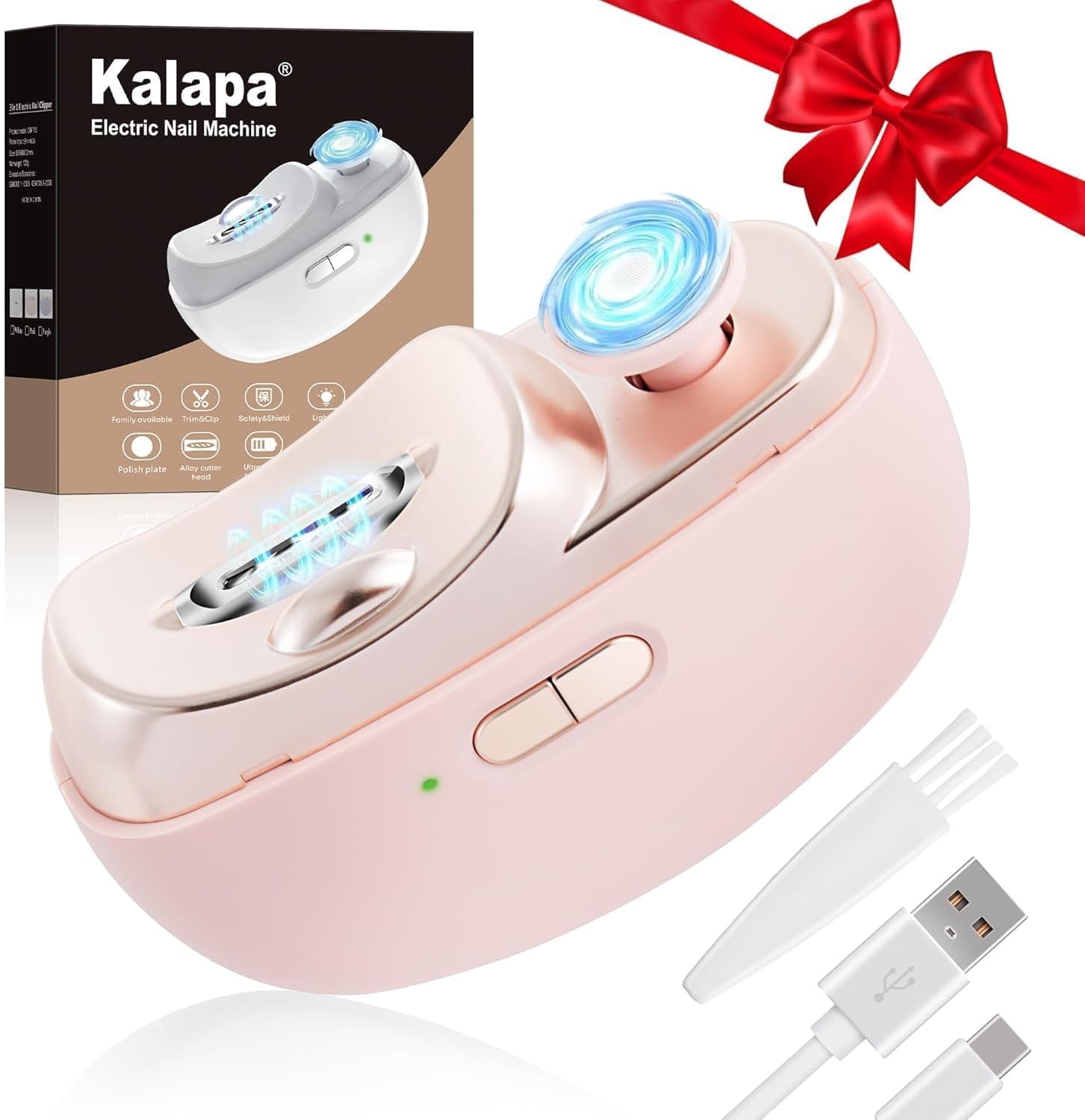 Electric Nail Clipper File Trimmer Upgraded 3 in 1 Automatic thumbnail