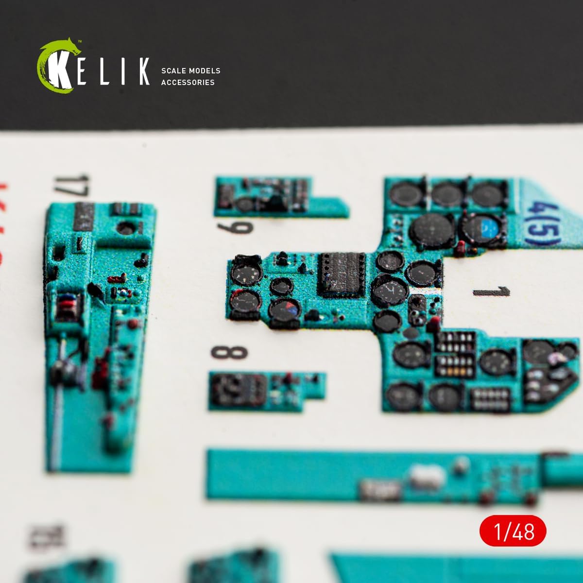Kelik K48197 1/48 MiG-23 ML/MLD Interior 3D Decals for Trumpeter