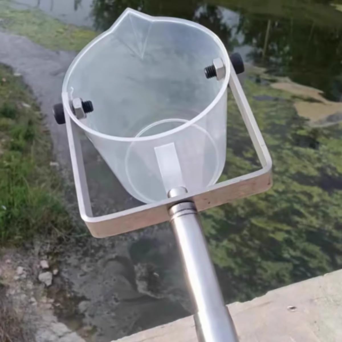 Water Sampler Dipper - Sistema telescopico in acciaio inox, capacità 500 ml, si estende da 1,11 m a 3 m per una raccolta efficiente dell'acqua