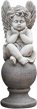 Angel Statue, Flower Fairy White Object, Cute, Lucky Charm, Crafts, Statues, Stylish, Angel Figurine, Prayer, Doll, Interior Accessories, Home Decor, Healing Type 1 Goods, Angel Series,