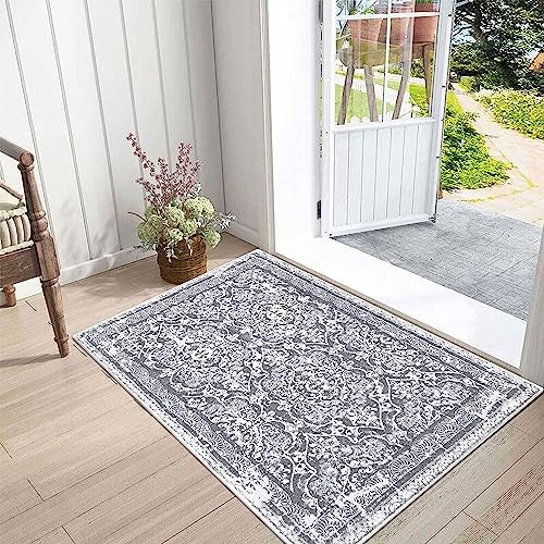 Enyhom Door Mats Indoor 60 x 90cm Low Profile-Dirt Trapper Barrier-Washable Front Door Mat