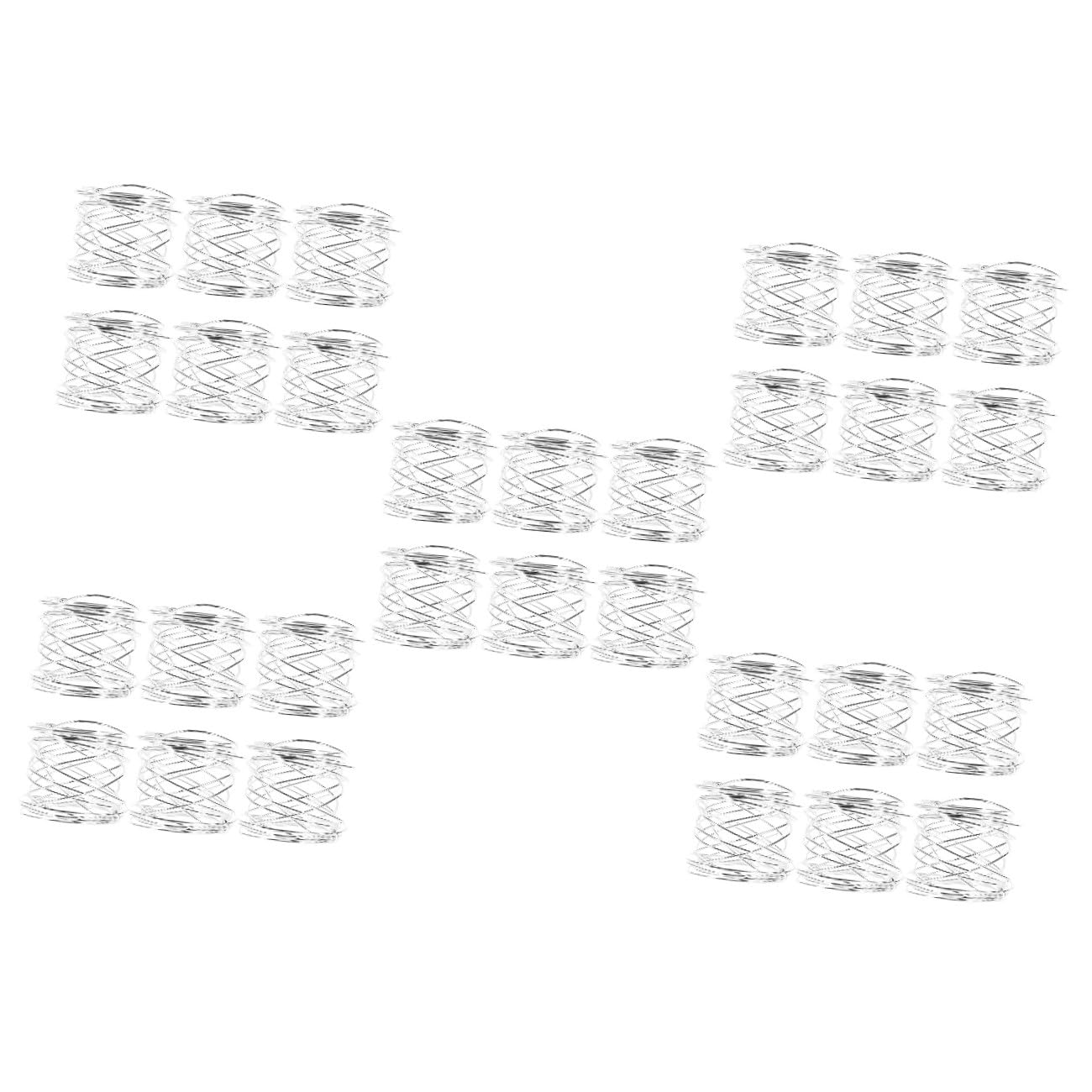 Ciieeo 5 Set Portatovaglioli Metallo Per Decorazioni Da Tavolo Matrimonio E Feste Eleganti Per Speciali E Formali 6 Pezzi*5
