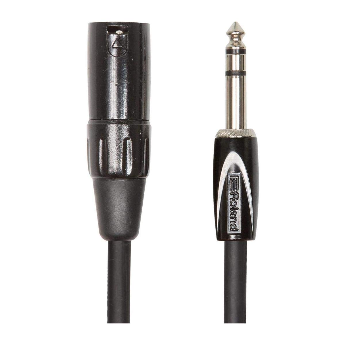 Roland Siyah Serisi Ara Bağlantı Kablosu, 1/4 İnç TRS - XLR (Erkek), 5-fit