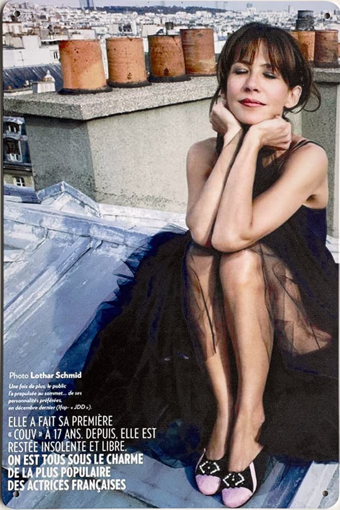 Amazon.co.jp: ソフィー・マルソー フランス女優 メタルサイン 金属
