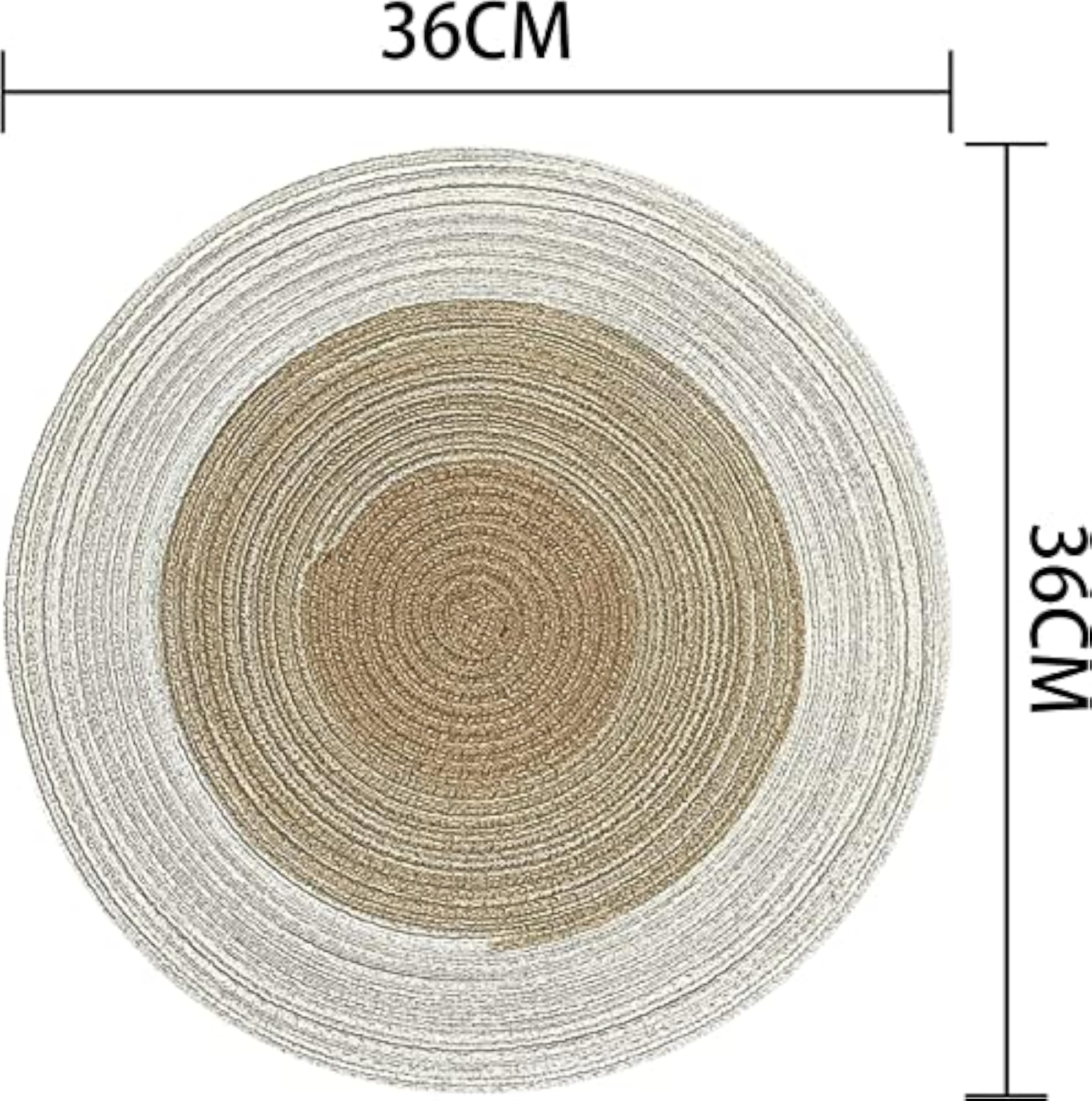 Woven Round Placemats for Dining Table