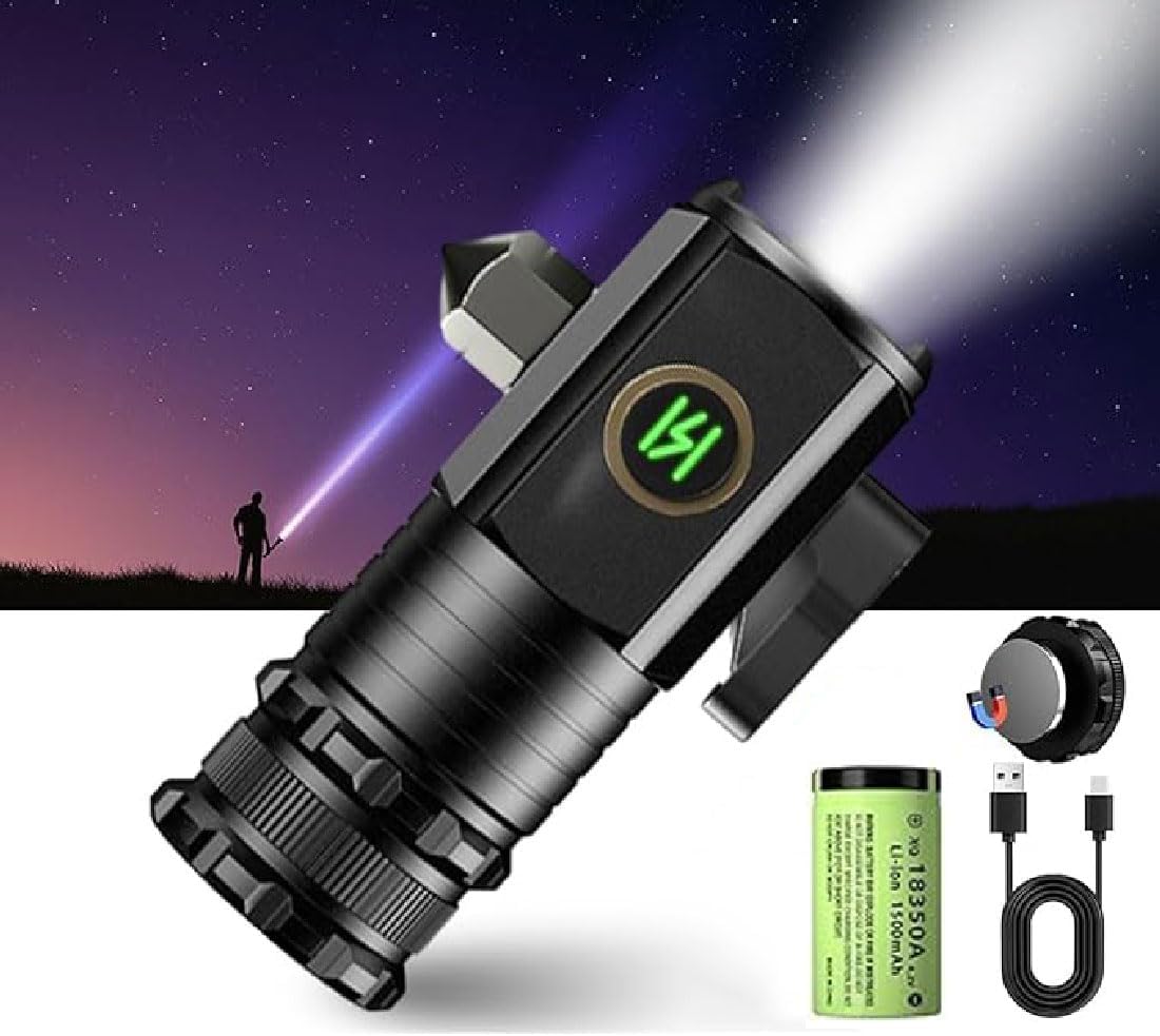 Universal Taschenlampenhalter Magnetisch - Fahrradlenker Halterung 23-26mm