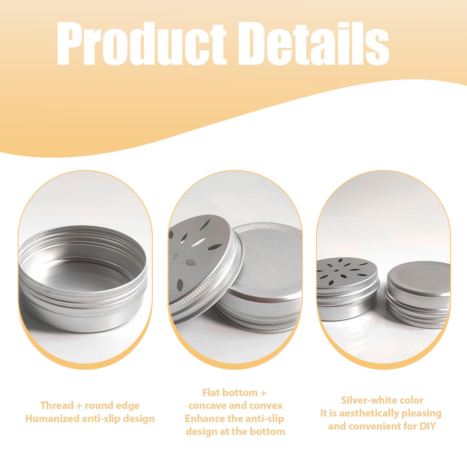 10 Pièces Récipients en Aluminium pour Parfum de Chien, Canettes Chiens en Aluminium avec Ventilation, Boîtes de Parfum Chien, Facile à Nettoyer et Réutilisable pour une Utilisation Quotidienne