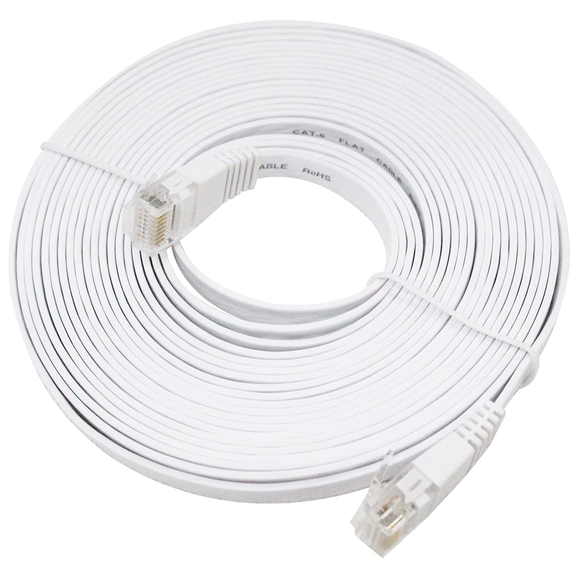 Amazon.co.jp: [ 20m ] LANケーブル CAT6 カテゴリー6 フラット