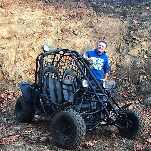 Coleman Powersports Off Road Go Kart | Gas Powered, Electric Start, 196cc/9.0HP, Black | BK200 model
