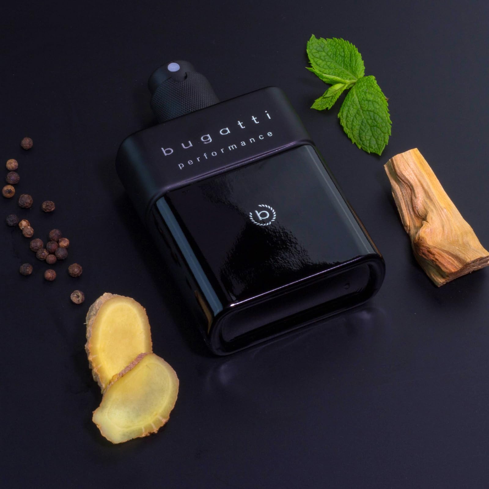 bugatti performance intense black Parfum pour homme 100 ml I Eau de toilette orientale boisée pour homme avec fruits de la passion, cachemire, ambre et musc I Puissant avec des notes exotiques et