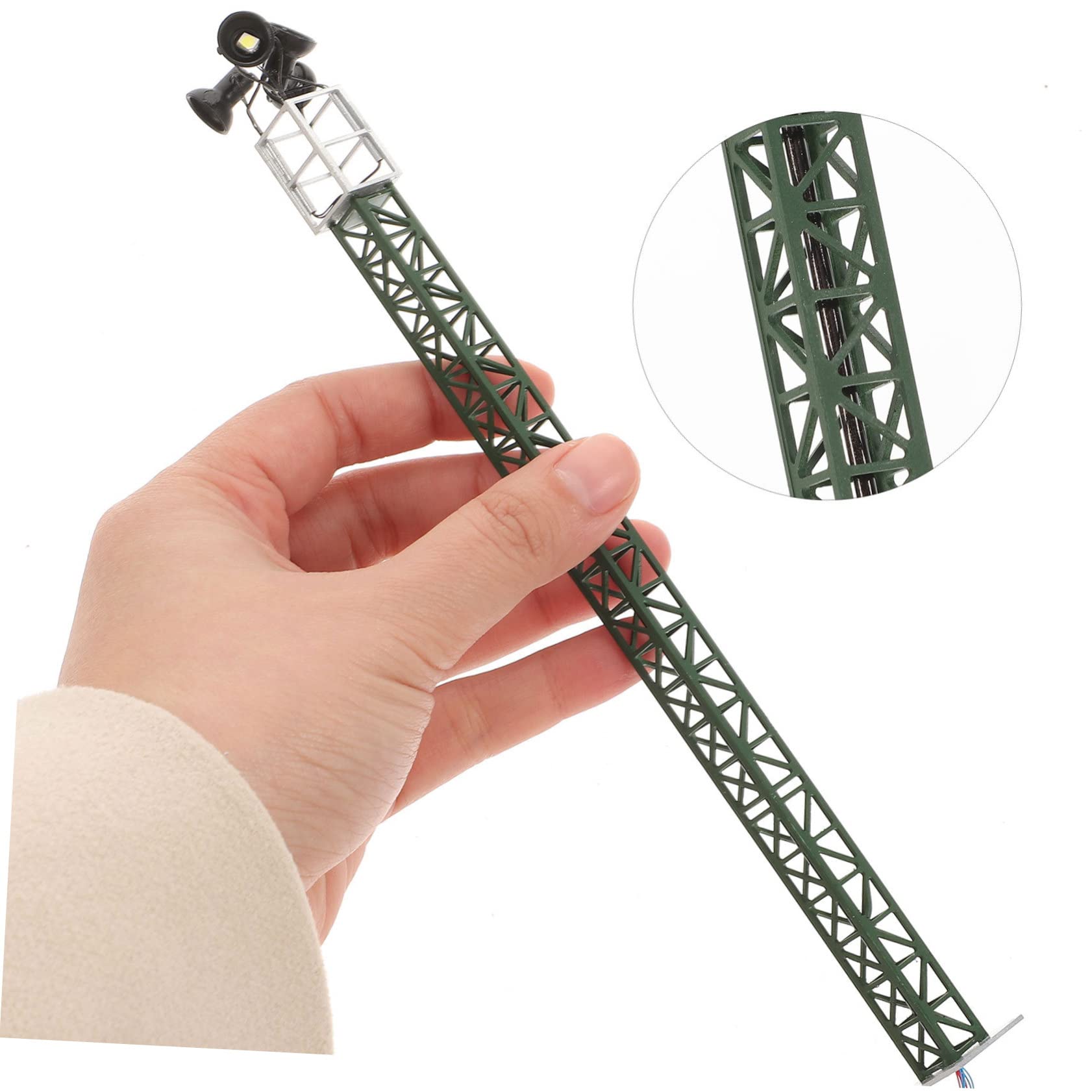 3pezzi Miniatura Semaforo Modelli Ferroviari Accessorio Decorativo Per Table e Miniature Per Appassionati Di Mini Craft