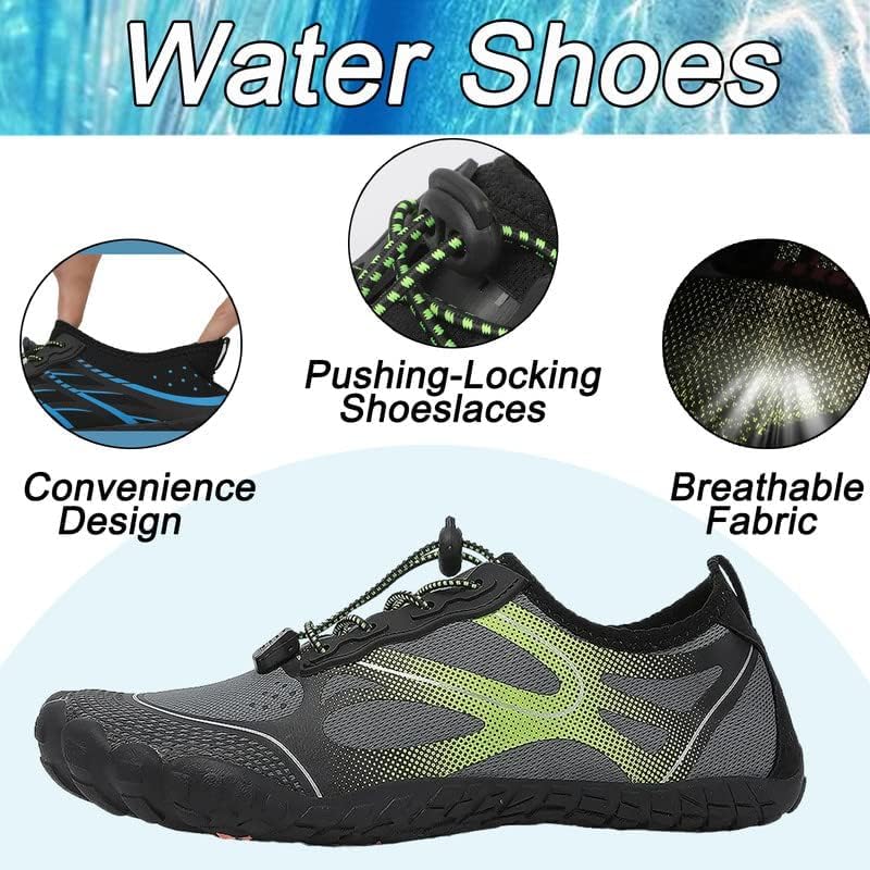 LIZRHA Water Shoes for Men and Women Quick Dry Aqua Swim Barefoot Shoes for Outdoor Fishing Beach Pool Boat Surfing Walking Water Park and Yoqa Activities - Image 4