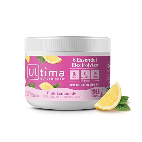 Ultima Replenisher Polvo de hidrataciĂłn de electrolitos limonada rosa tina de 30 porciones sin azĂşcar 0 calorĂas 0 carbohidratos sin gluten ceto sin Ultima Replenisher Polvo de hidrataciĂłn de electrolitos limonada rosa tina de 30 porciones sin azĂşcar 0 calorĂas 0 carbohidratos sin gluten ceto sin