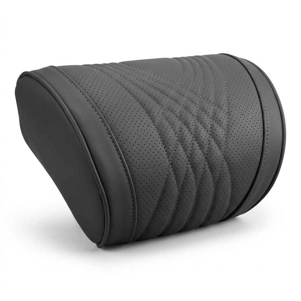 LiYeeYP 1 Peice Car Neck Pillow for BMW iX3 G08 SUV 2021 to 2024, Car Headrest Cushion, Ergonomic Breathable Neck Support Cushion Interlock