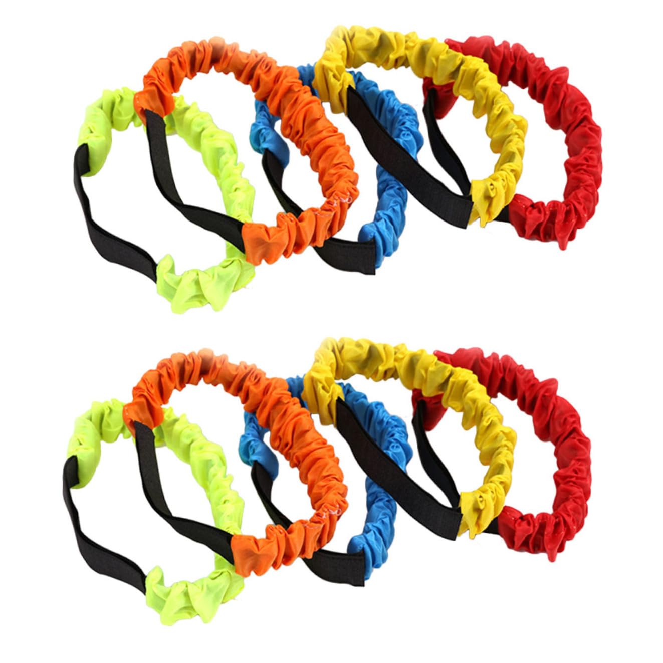 Milisten Bandas Elásticas para De Piernas Alta Elasticidad Resistentes Y Lavables Entrenamiento Equipo para Adultos Deportivos 10 Piezas X 4