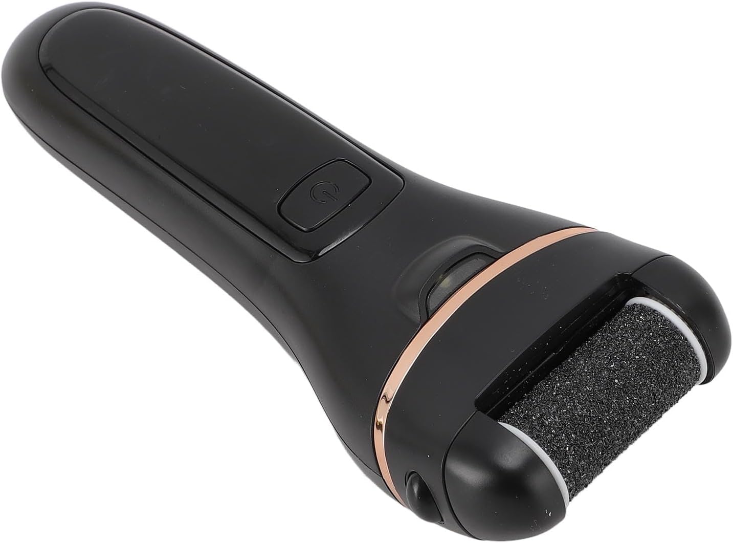 Pongnas USB Rechargeable Electric Foot File with BuiltIn Light & Shutdown Electric Callus Remover Portable Pedicure Tool (Black)
