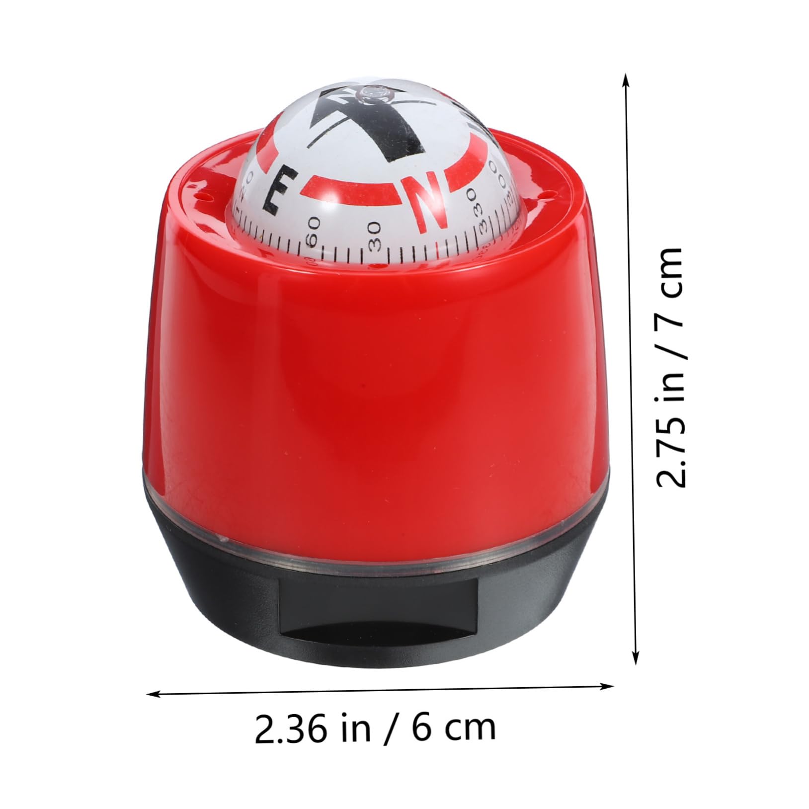 Unomor Car Dashboard Compass Self Adhesive Compass Ball for Automotive Use Accurate Direction Finder for Vehicles Car Interior Decoration and Navigation Tool