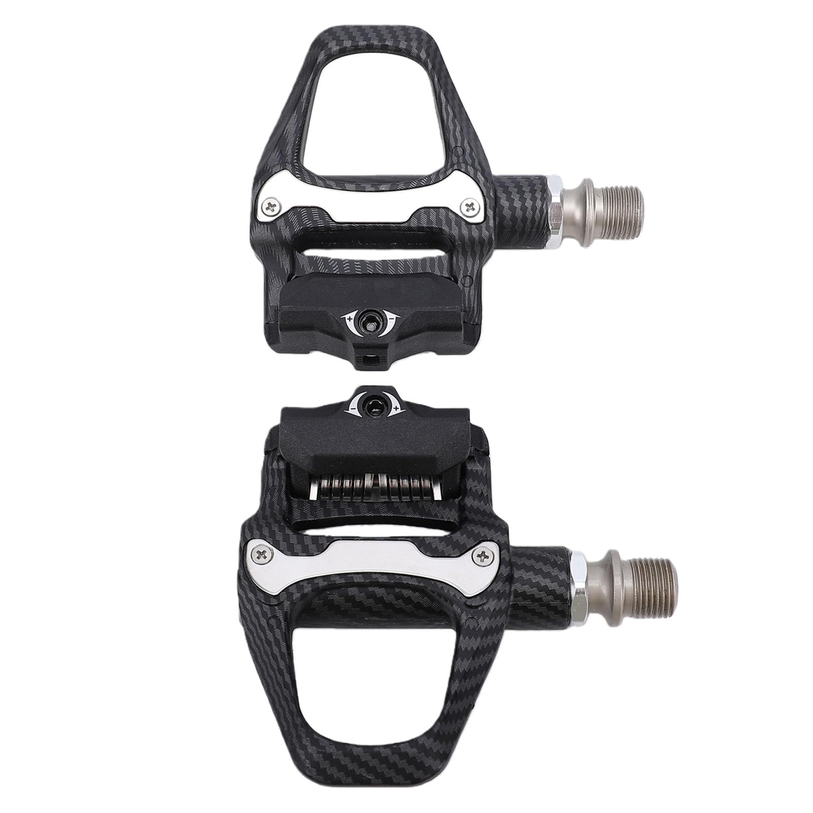 Naroote SL Pedales de Bicicleta de Carretera, Pedales Ligeros de Aluminio sin con Rodamientos Sellados y Flotador de 6 Grados, para Bicicleta de Carretera, de Carreras,