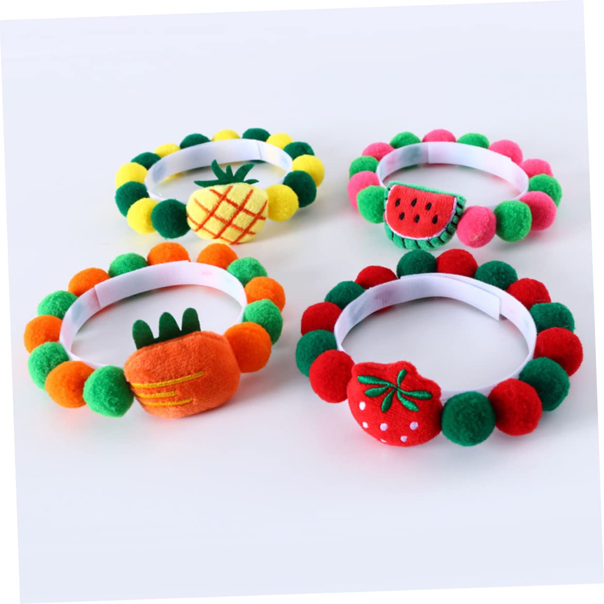 Sosoport 20pezzi Collare Decorativo Per Animali Domestici Con Palline Fruttate Per Gatti e Cani Accessorio Festivo Per Party e Occasioni Speciali
