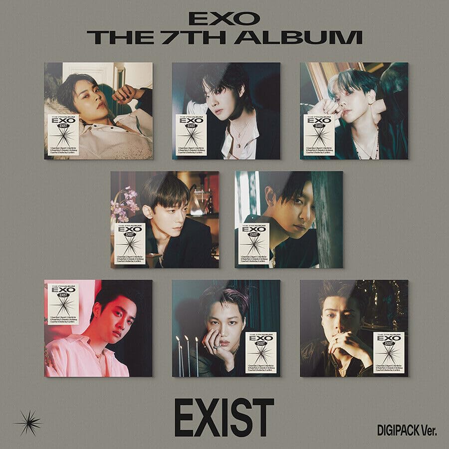 SM. (DIGIPACK Exo Exist El séptimo álbum (versión aleatoria) K-Pop Sellado