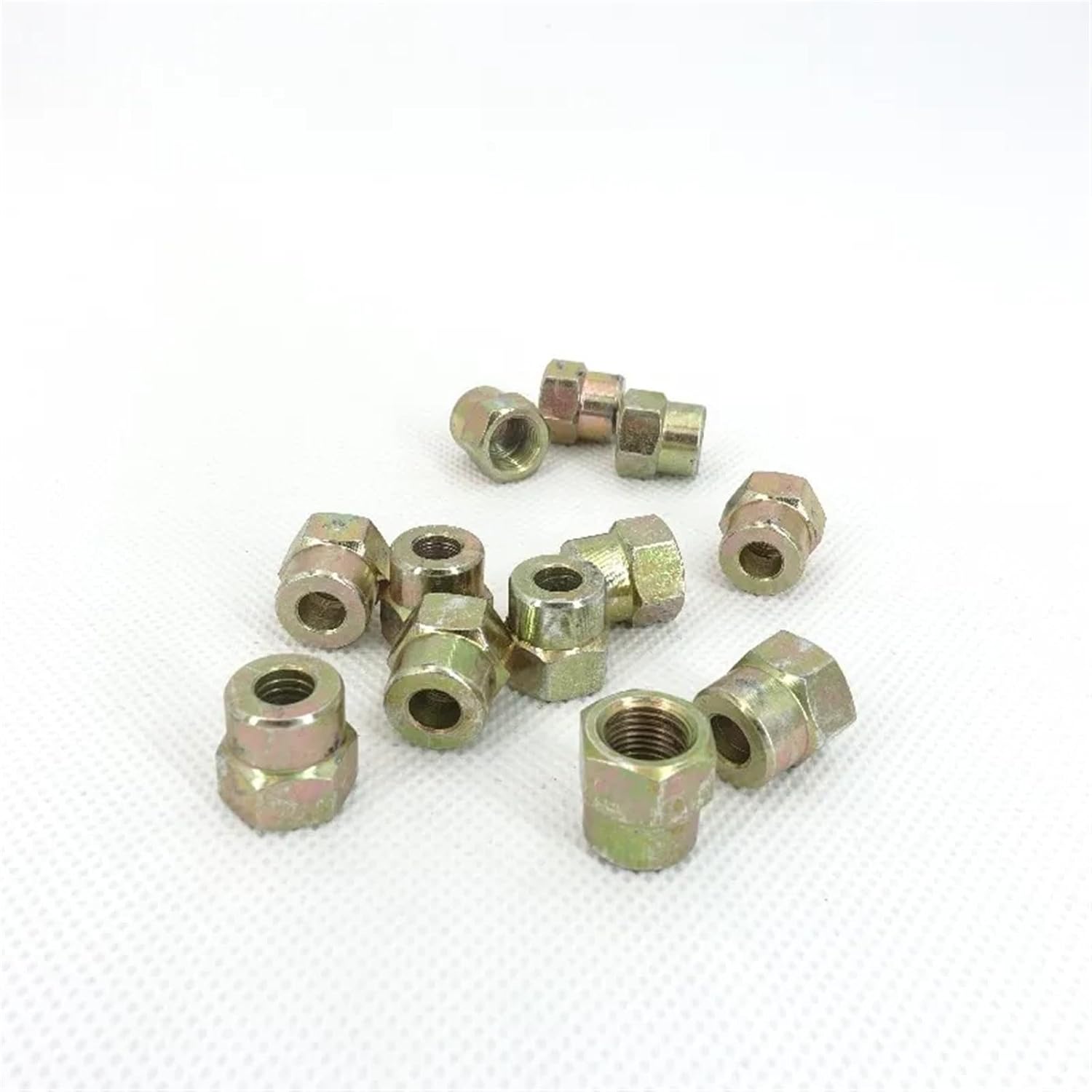1/8"-6mm Copper Pipe Flared Joint Quick Turn Ferrule Nut Horn Tube Fittings Outer Diameter Pipe Joint Waste Oil Burner Nut