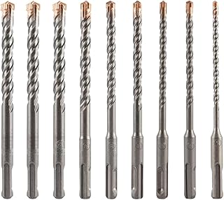 8pcs SDS Plus Drill Bit Set for Concrete Maso...,