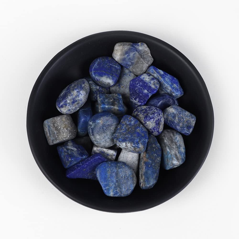 Gravier Naturel de Grande Taille de 10 à 30 mm adapté à l'artisanat de décoration intérieure for Aquarium Collecte à Domicile (Color : No.3 Lapis Lazuli, Size : 100g)
