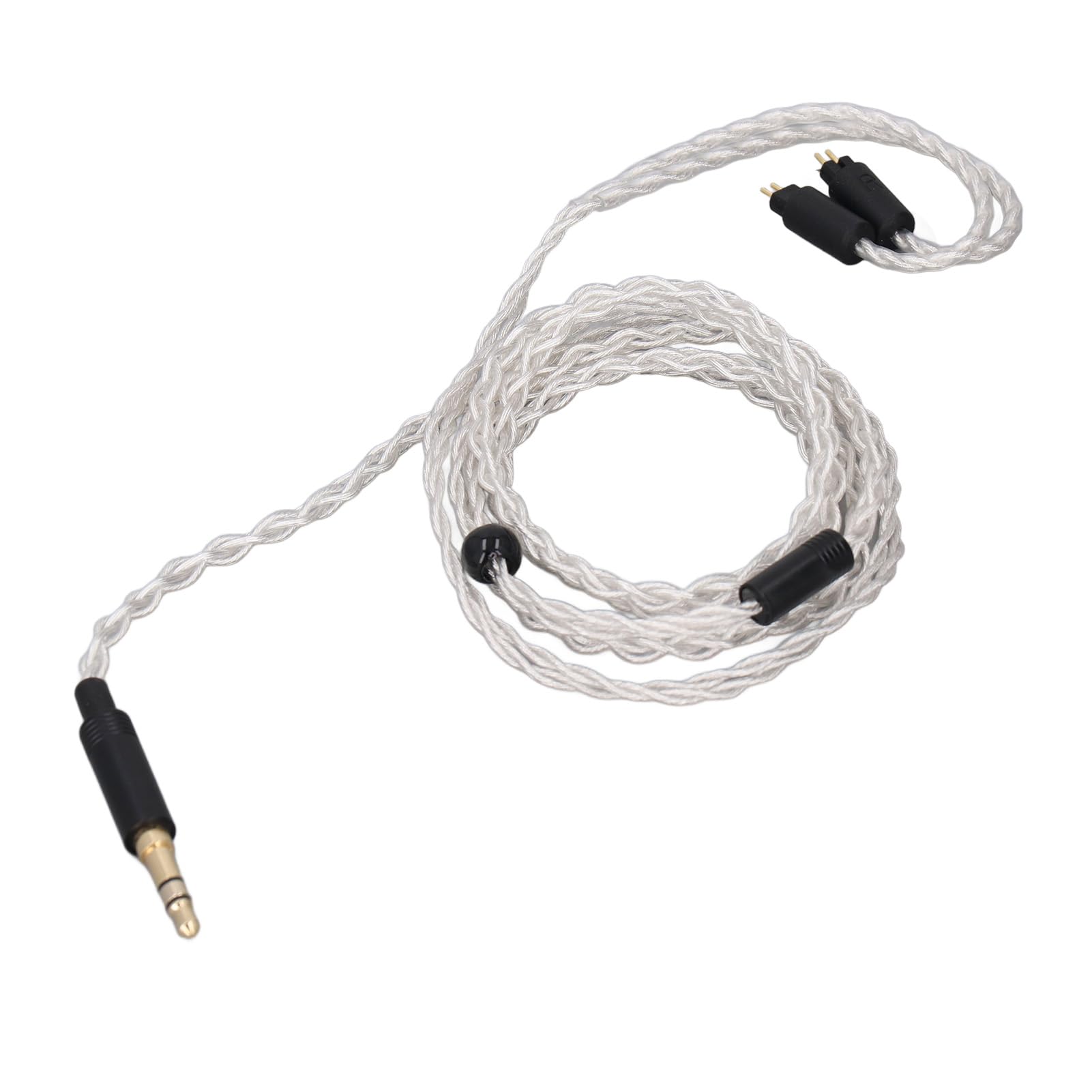 Sxhlseller Kabel Dźwiękowy 3,5 Mm do 2 Pinów 0,78 Mm - Kompatybilny z TRN VX, Odporny na Zużycie dla FII O Fh1s, Przyciągający Wzrok Wygląd dla CCA CA4