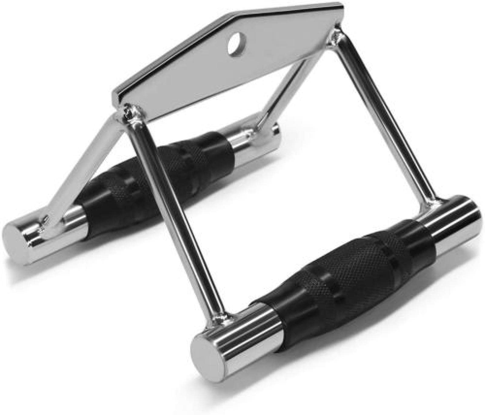 Mkissssssss Rowing handle cable machine handles cable pull handle with rubber LAT for back strength training biceps triceps cable pull fitness accessories ergonomic