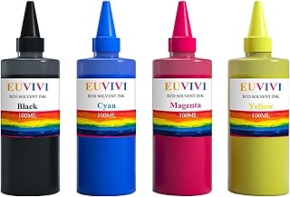 Eco Solvent Ink for Epson ecosolvent Printer ET2400 WF7710 WF7720 WF7820 WF-2860 ET 2720 ET 2760 ET 2750 ET 4700 ET 2800 ET 2803 ET 2850 ET 15000 Water Based eco-Solvent Ink 400ML