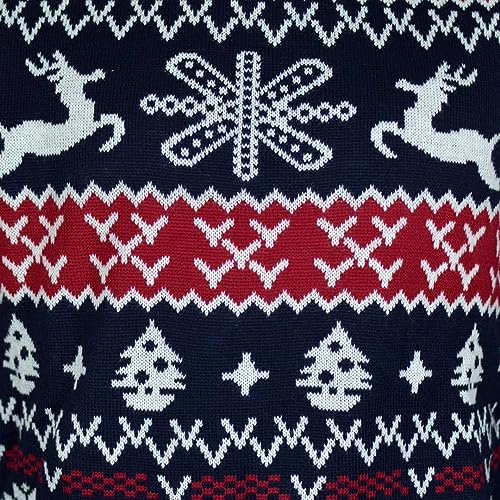 Jersey Navideño Antipico de Renos Confortable para Invierno y Navidad 5
