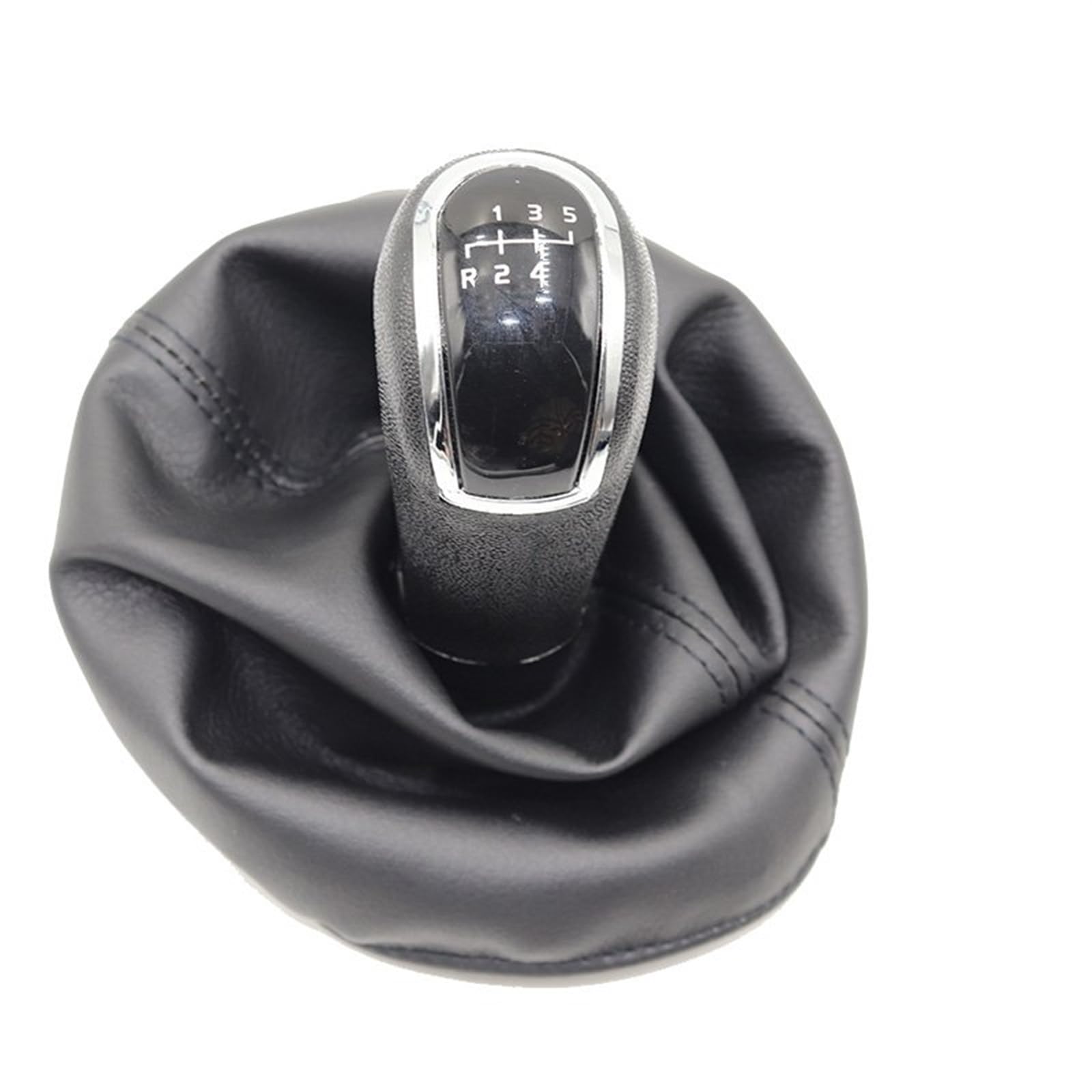 HSUKIHO Car Shift Knob Cover 5/6 Speed for Benz for C-Class W202 W208 for E-Class W210 W203 S203 W245 W169 2004-2012 W168 1997-2004 Car Shift Gear Knob(R12345 one Set)