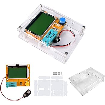 Amazon Com Diymore Multifunction Lcr T4 Mega328 Transistor Tester Diode Triode Capacitance Esr Meter Mos Pnp Npn M328 With Capacitor Esr Testing Function Green Backlight Lcd Display Home Improvement