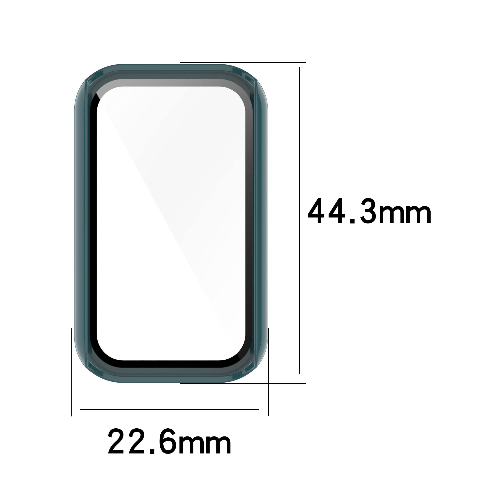 BoLuo 6 Custodie Protettive Trasparenti In TPU Per Xiaomi Redmi Smart Band Pro - Morbide E Ultrasottili, Anti Graffio