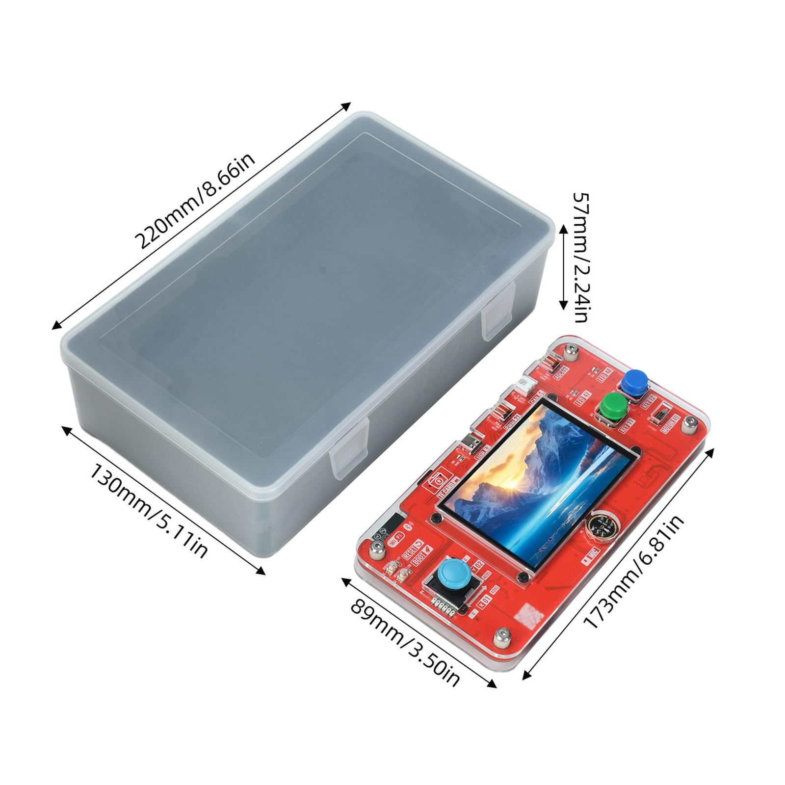 Paquete de tablero de aprendizaje WiFi 480 x 320, panel táctil tipo