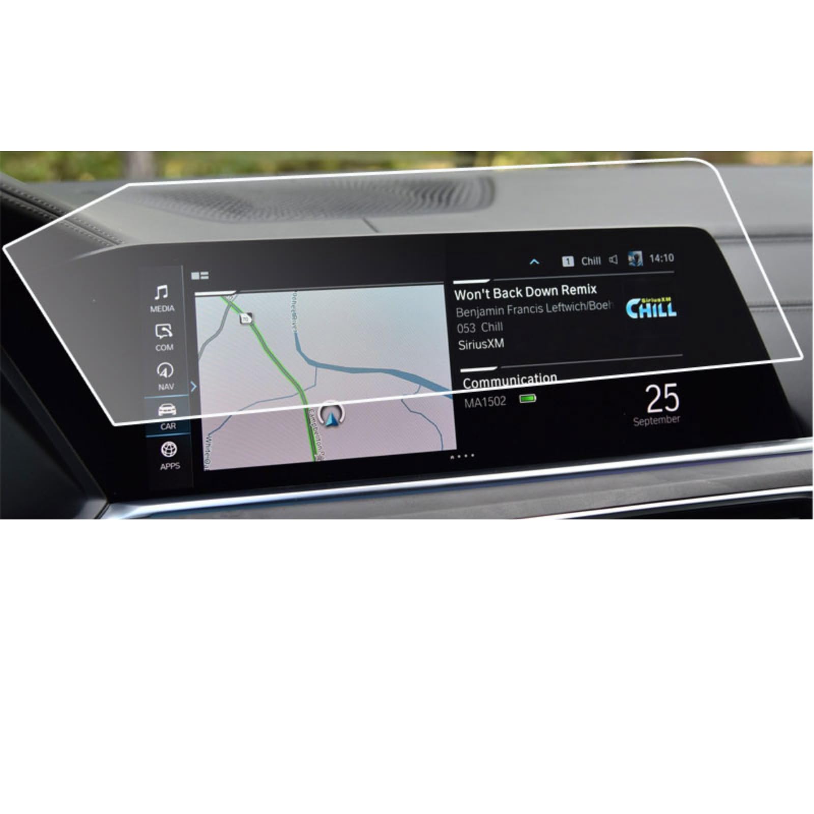 Film protection écran verre trempé navigation voiture pour X5 G05 X7 G07 2019 2020
