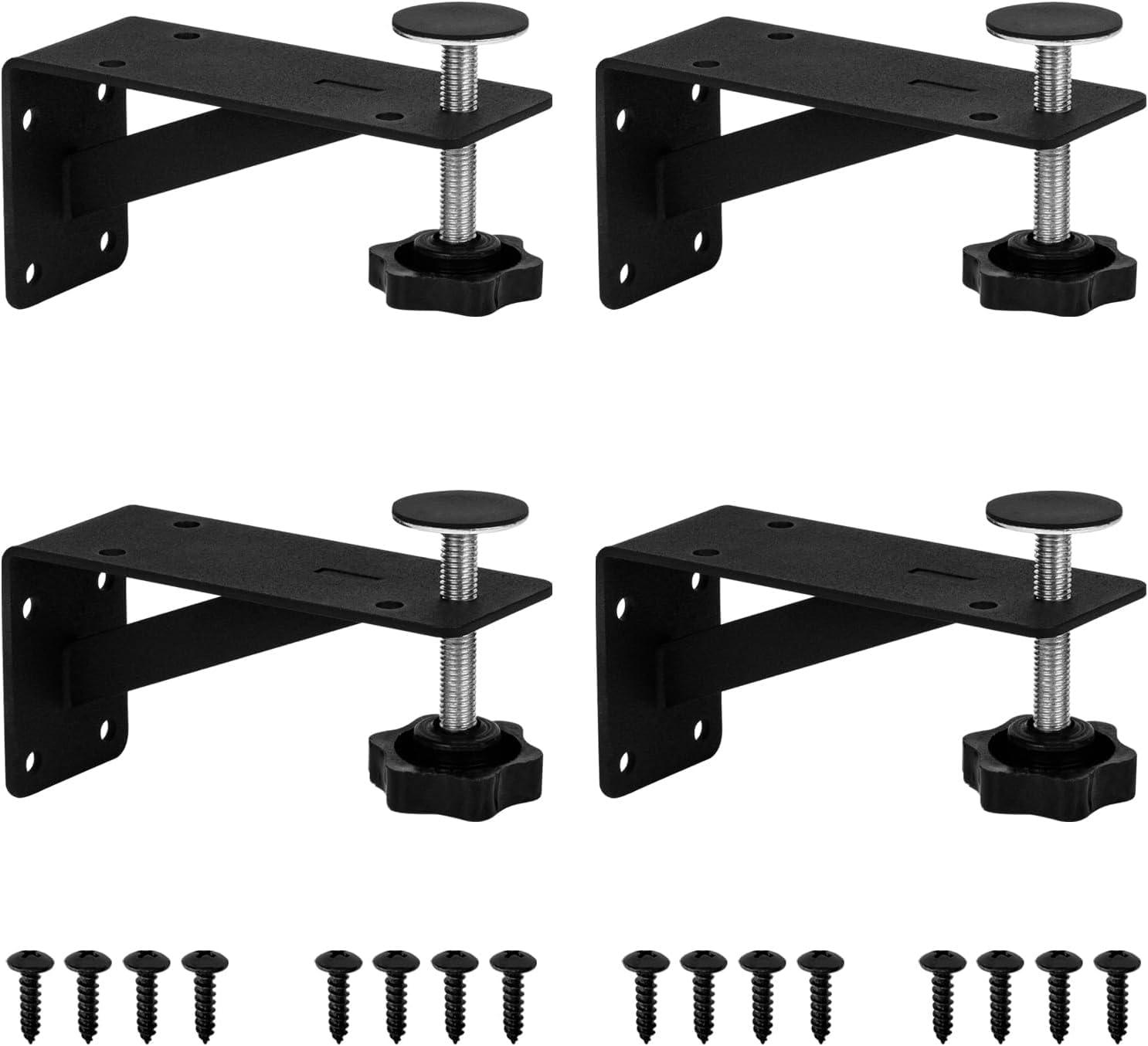 YZZHAJ 4PCS Undermount Sink Brackets Sink Repair Kit Adjustable Undermount Sink Support, Undermount Sink Mounting Brackets for Narrow Cabinet