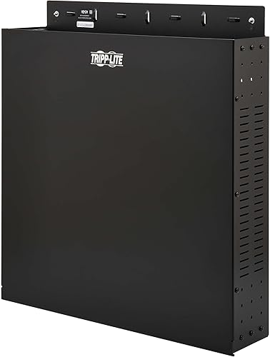 Miniatura 2 de Tripp Lite SmartRack 2U Vertical Wallmount Rack Enclosure, Low-Profile 5″ from Wall, 19″ Equipment Depth, Vented Sides Provide Free Airflow,