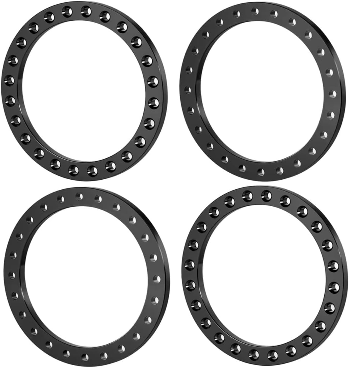 RCモデルパーツ For Traxxas For UDR 1/7 4個 CNCアルミホイールアウタービードロックRCロッククローラー