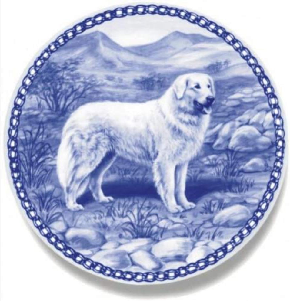 Kuvasz Dog Porcelain Plate For all Dog Lovers Size 7.61 inches