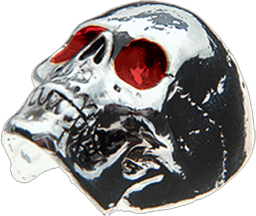 Jumbo Skull Knob II - Bloodshot Chrome
