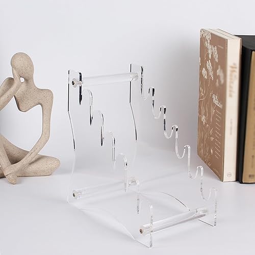 Vista 3 de WANLIAN Soporte para cuchillos, soporte de exhibición de cuchillos, vitrina de cuchillos, soporte de exhibición de cuchillos coleccionables, soporte