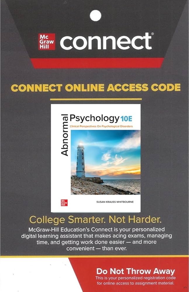 ABNORMAL PSYCHOLOGY-CONNECT ACCESS: 9781266566417: Amazon