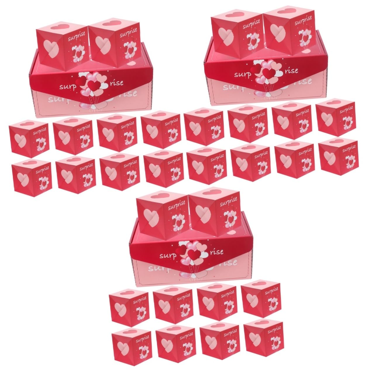Ipetboom 3sets Scatola Di Tema Di Bouncing Per Dolci e Snack Per Feste e Occasioni Speciali Design Creativo e Facile Da Montare